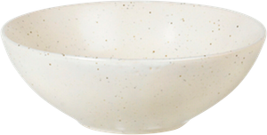 Nordic Vanilla Skål Ø17 cm, Cream w. Grains (Broste Copenhagen)