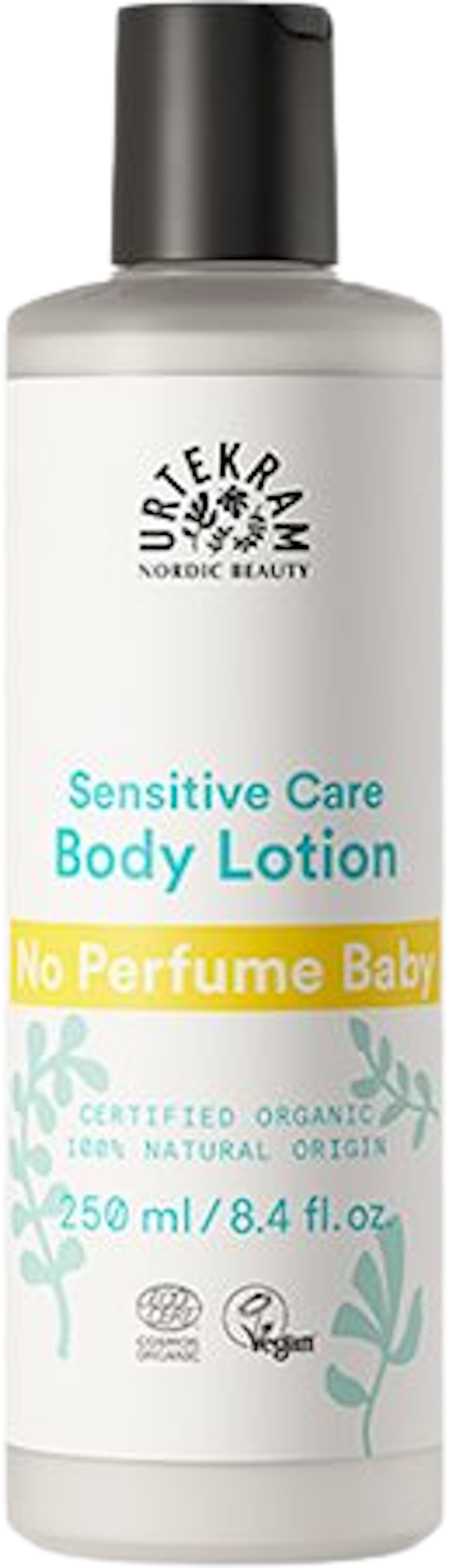 Tilbud på Baby bodylotion No perfume (Urtekram) fra Helsam til 61,95 kr.