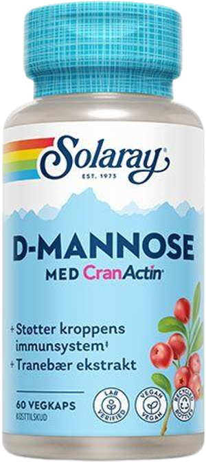 D-Mannose med CranActin (Solaray)