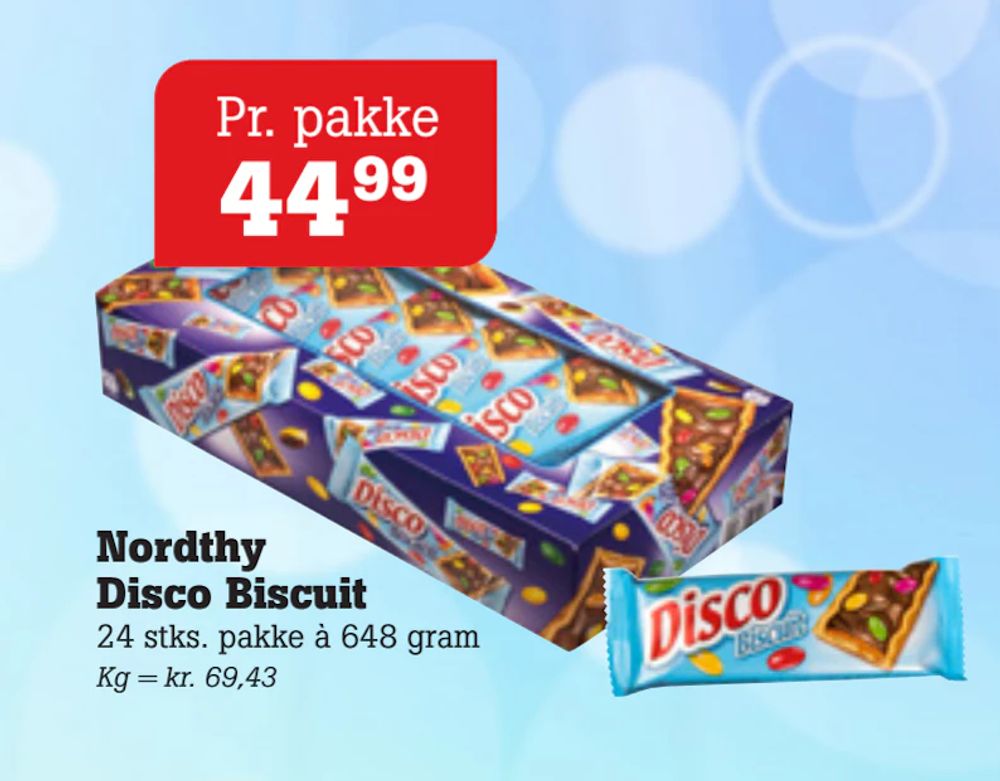 Tilbud på Nordthy Disco Biscuit fra Poetzsch Padborg til 44,99 kr.
