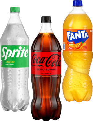 Läsk (Coca-Cola, Fanta, Sprite)