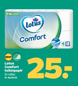 Lotus Comfort toiletpapir
