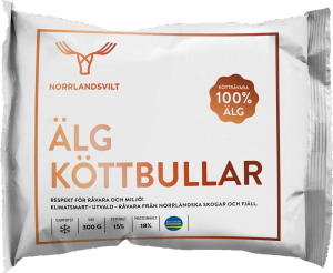 Älgköttbullar (Norrlandsvilt. Sverige)