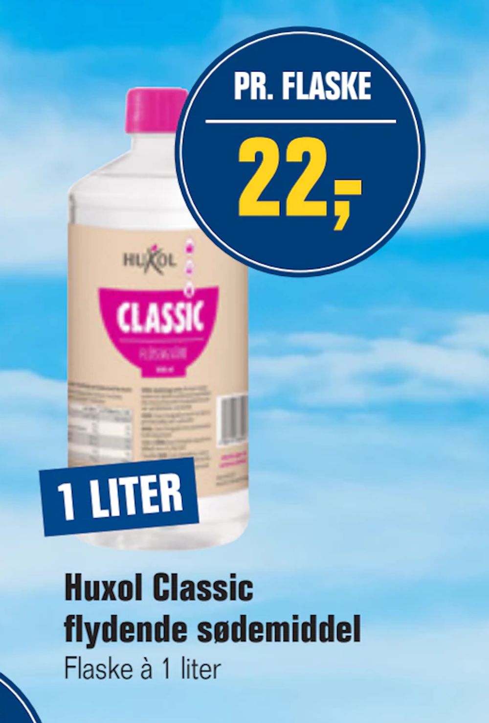 Tilbud på Huxol Classic flydende sødemiddel fra Otto Duborg til 22 kr.