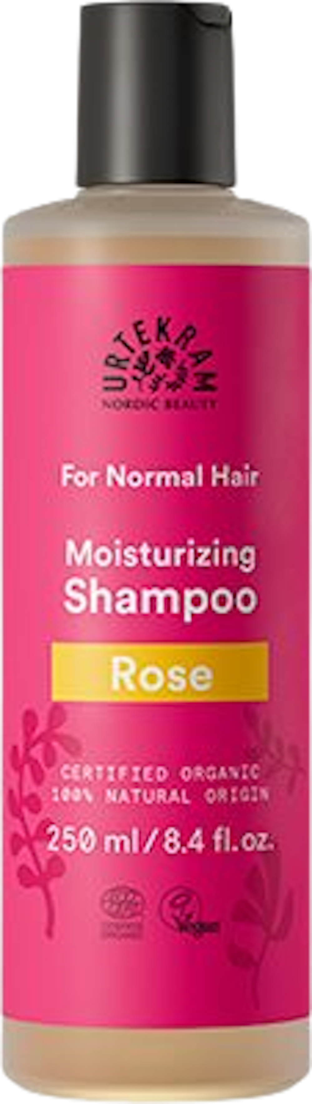 Tilbud på Shampoo t. normalt hår Rose (Urtekram) fra Helsam til 49,95 kr.