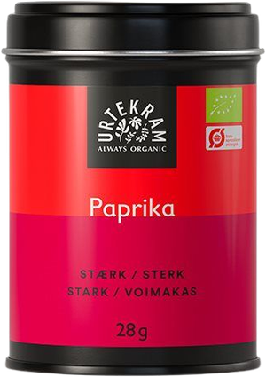 Paprika stærk Øko (Urtekram)