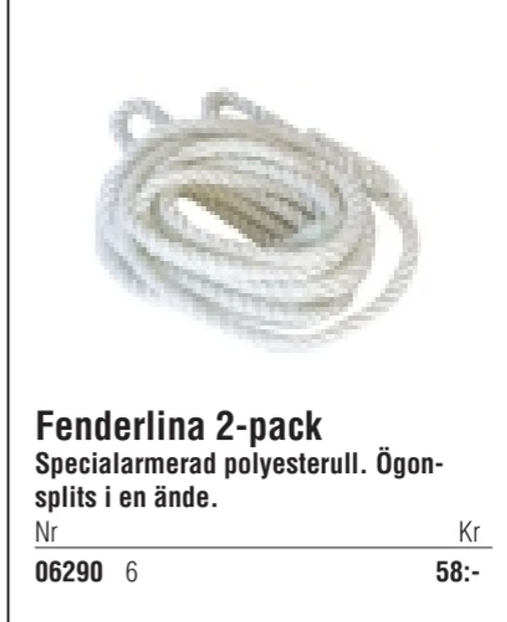 Erbjudanden på Fenderlina 2-pack från Erlandsons Brygga för 58 kr