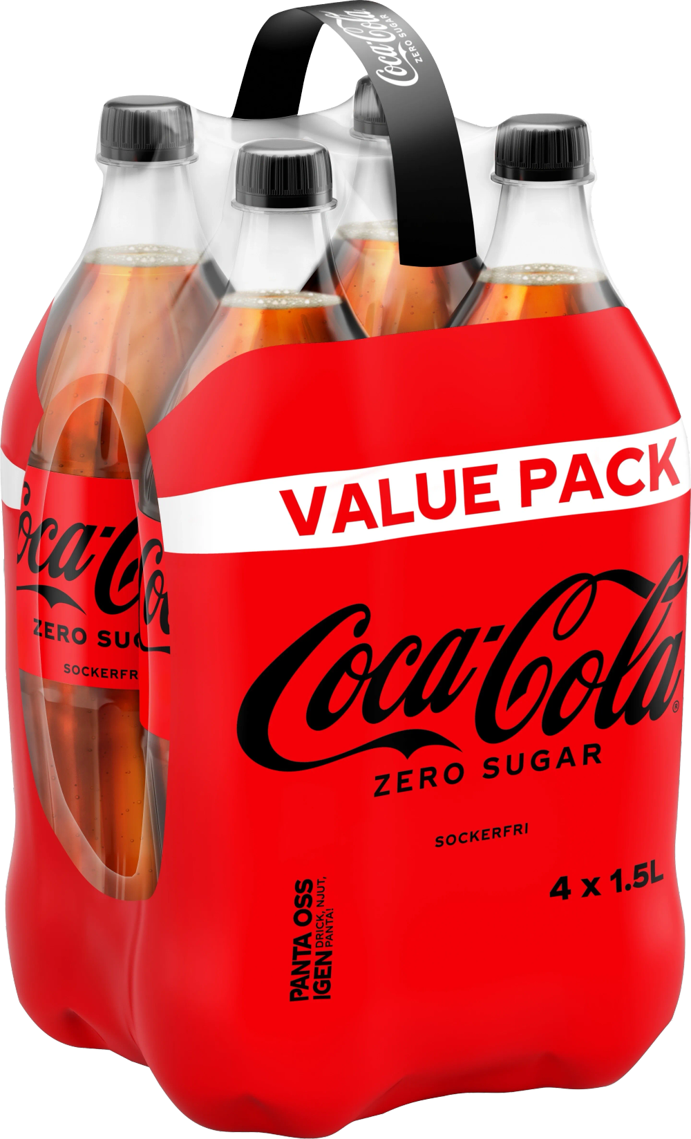 Erbjudanden på 718 Coca Cola 1,5l 4-p (Coca-Cola) från ICA Kvantum för 59,95 kr