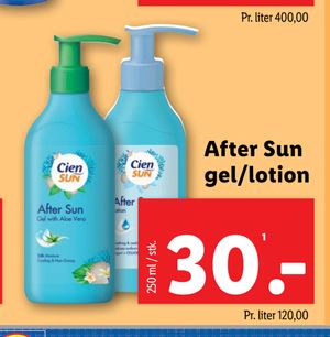 After Sun gel/lotion