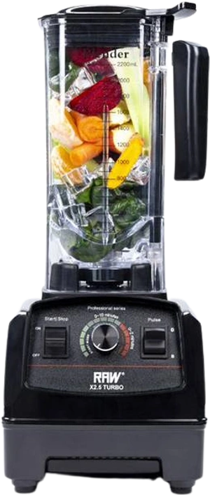 RAW X2.5 Turbo blender sort 2,2 liter