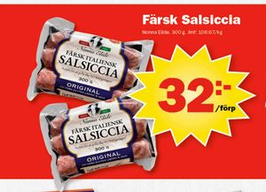 Färsk Salsiccia