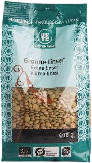 Grønne linser Øko (Urtekram)