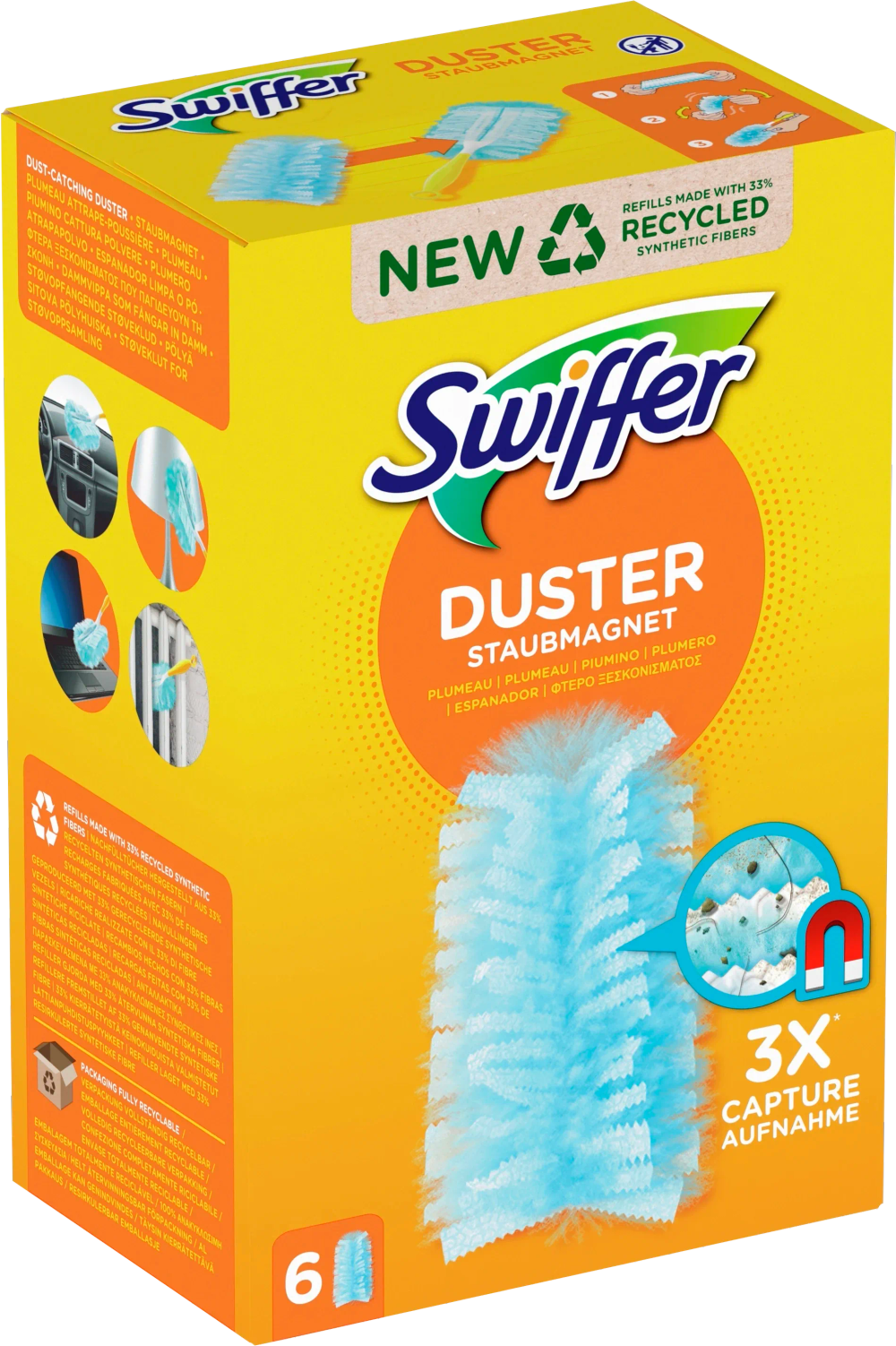 Erbjudanden på Refill dammvippa (Swiffer) från ICA Maxi Stormarknad för 64,90 kr