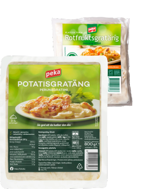 Potatis-, Rotfruktsgratäng (Peka)