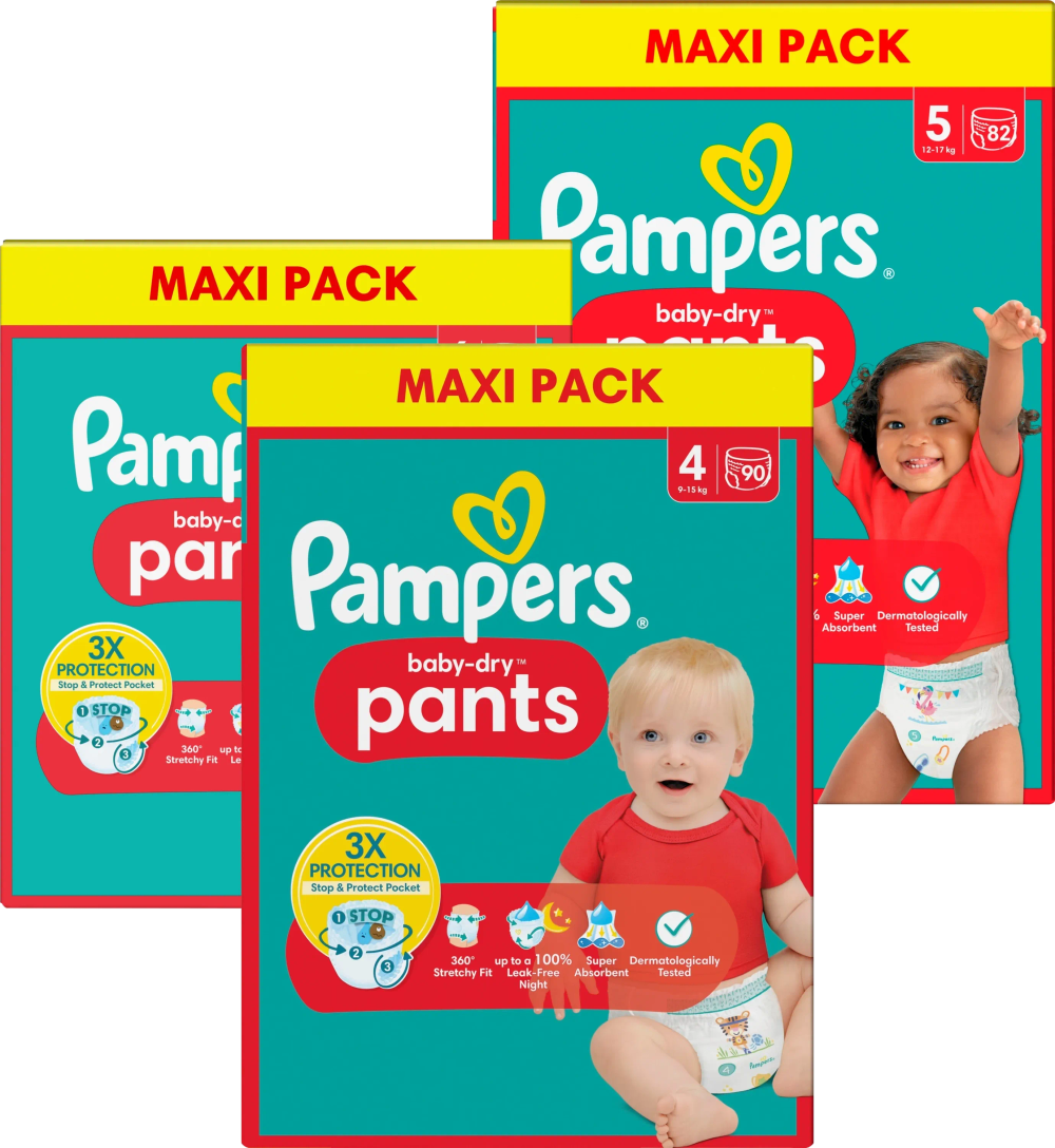 Erbjudanden på Byxblöjor storpack (Pampers) från ICA Maxi Stormarknad för 179 kr