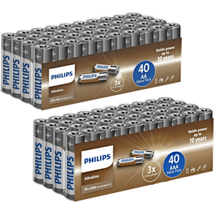 PHILIPS AAA-BATTERI eller AA-BATTERI (Philips)