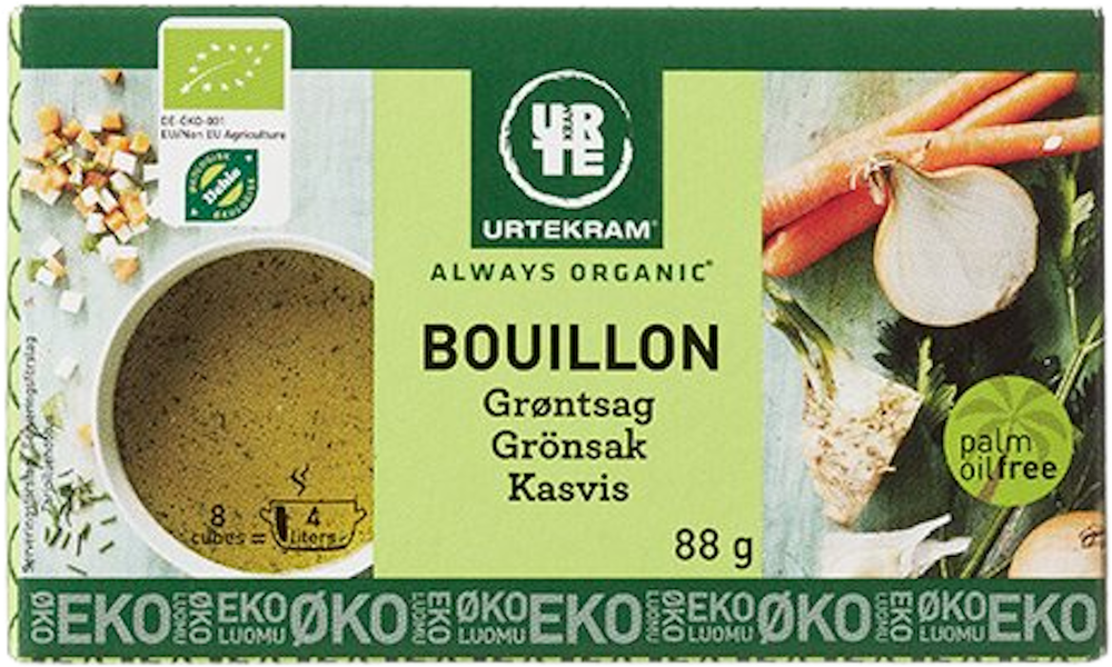 Tilbud på Bouillon grøntsag Øko (Urtekram) fra Helsam til 16,95 kr.