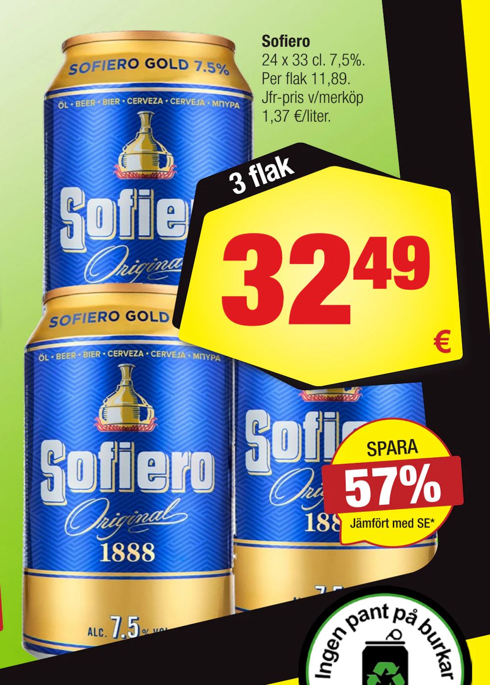 Erbjudanden på Sofiero från Calle för 32,49 €