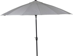 Ramsö Parasol, Cremefarvet M. Charcoalstel 245 Cm 270 Cm