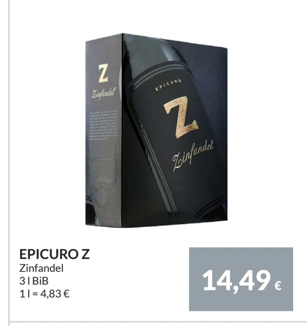 Erbjudanden på EPICURO Z från Nielsen Scan-Shop för 14,49 €