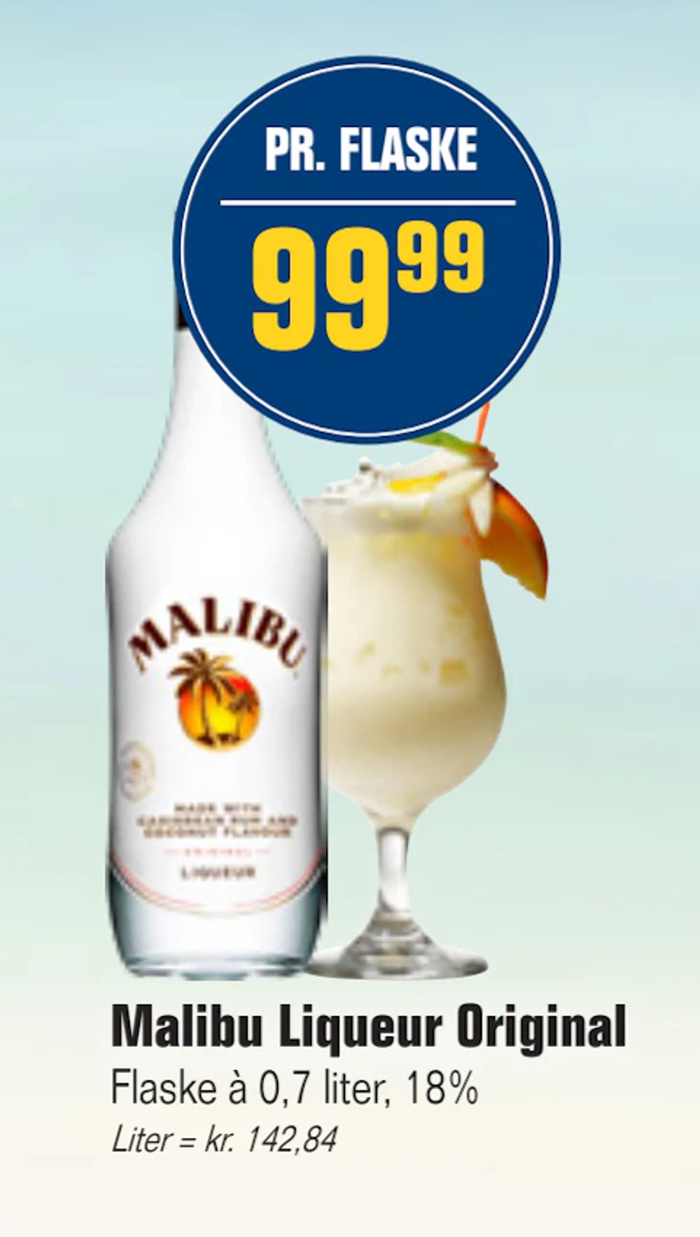 Tilbud på Malibu Liqueur Original fra Otto Duborg til 99,99 kr.