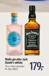 Malfy gin eller Jack Daniel's whisky