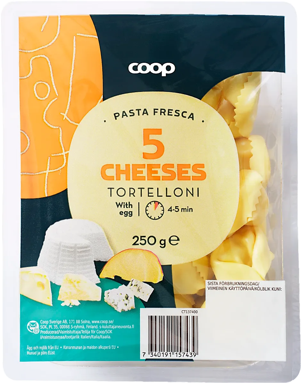 Erbjudanden på Tortelloni (Coop) från Coop X:-TRA för 19,90 kr