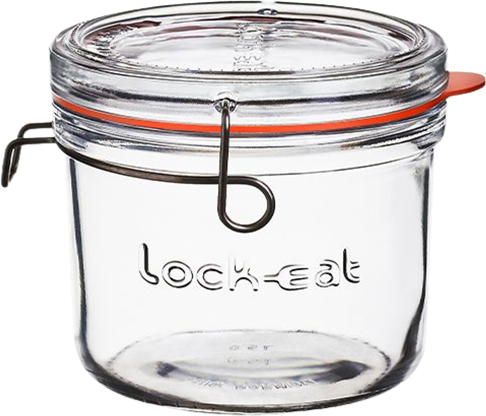 Tilbud på Luigi Bormioli Lock Eat patentglas Ø12 cm 0,5 L fra Kop & Kande til 79,95 kr.