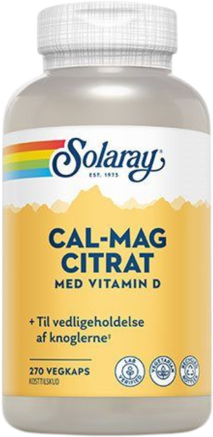 Calcium Magnesium Citrat m. D-vit. (Solaray)