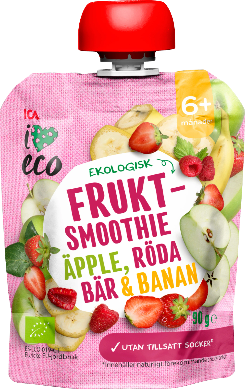 Erbjudanden på Fruktsmoothie (ICA I love eco) från ICA Nära för 20 kr