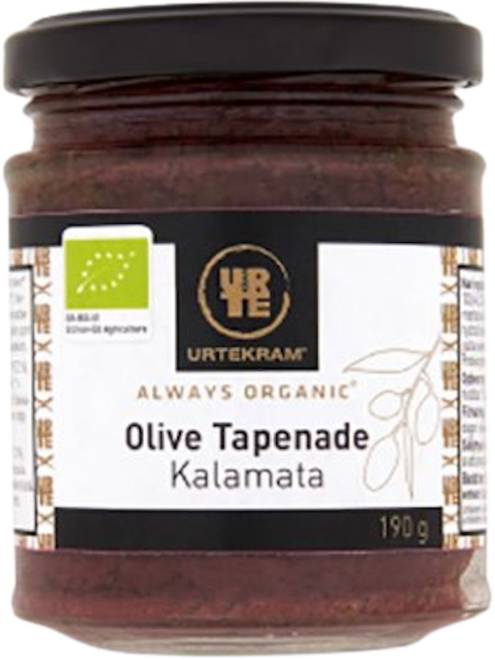 Tilbud på Tapenade Olive kalamata Øko (Urtekram) fra Helsam til 29,95 kr.