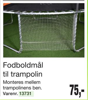 Fodboldmål til trampolin