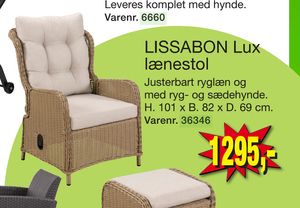 LISSABON Lux lænestol