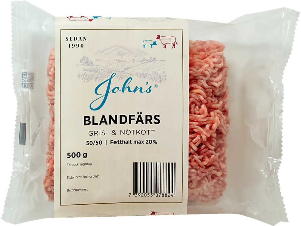 Erbjudanden på Blandfärs (Irland/Tyskland/John's Selection) från Coop X:-TRA för 34,90 kr