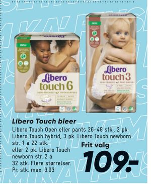 Libero Touch bleer