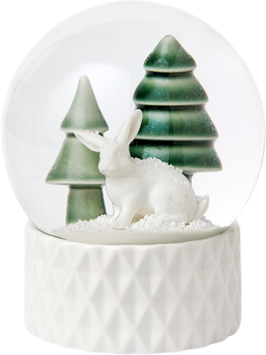 Nordic Design Winter Stories Rystekugle H12,5 cm, Rabbit (Dottir)