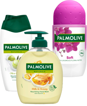 Duschcreme, Flytande tvål, Deodorant (Palmolive)