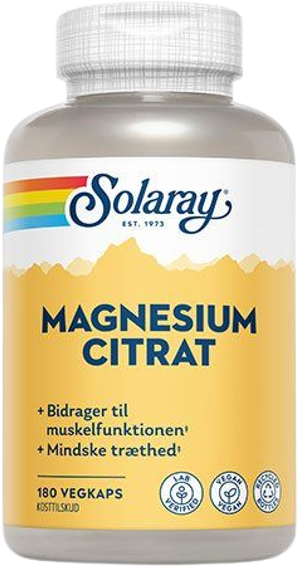 Tilbud på Magnesium Citrat (Solaray) fra Helsam til 199,95 kr.