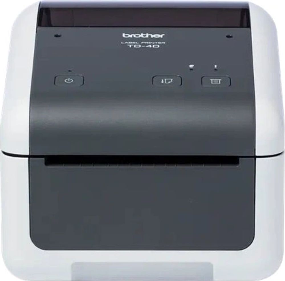 Tilbud på Labelprinter Brother TD-4210D - direkte termisk - rulle (11,8 cm) - 203 dpi - op till 127 mm/sek. - USB 2.0 fra ComputerSalg til 1.393 kr.