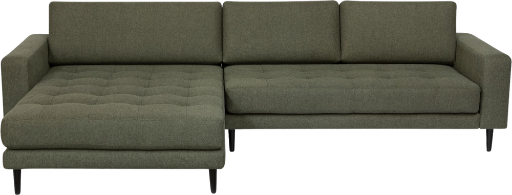 Tilbud på Leone Chaiselong Sofa, Grøn, Vendbar 83 Cm 296 Cm fra My Home Møbler til 7.499 kr.