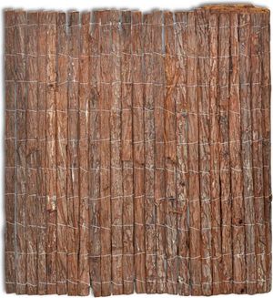 vidaXL Vindskydd bark 400x100 cm