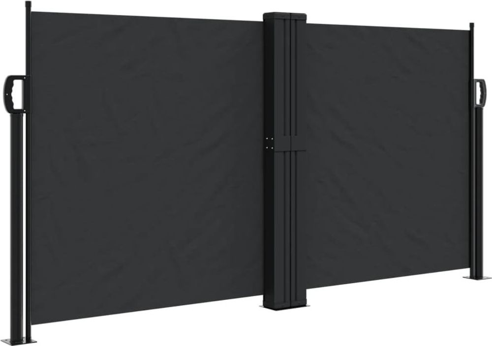 Tilbud på vidaXL Uttrekkbar sidemarkise 120x600 cm svart fra vidaXL.no til 1 689 kr