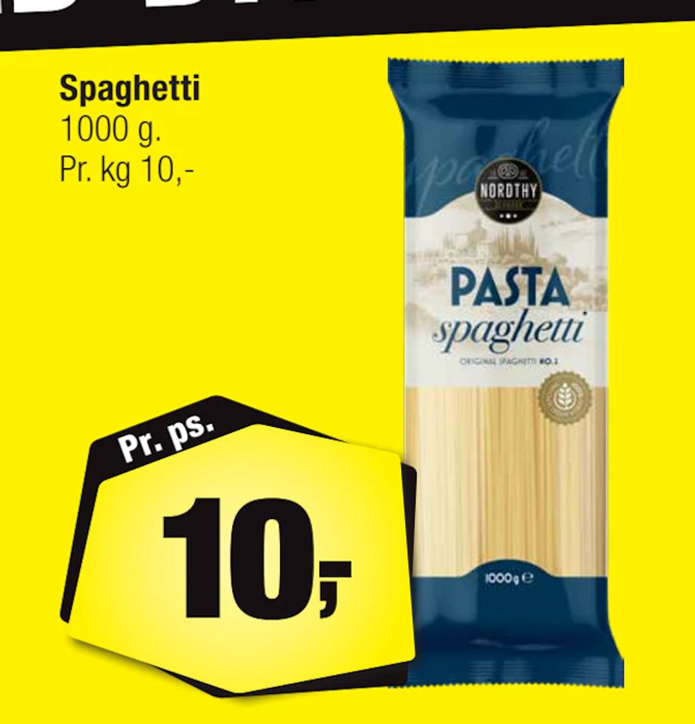 Tilbud på Spaghetti fra Calle til 10 kr.