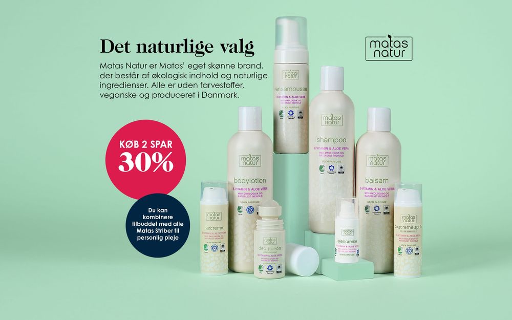 Tilbud på alt  Matas Natur fra Matas til 64,95 kr.