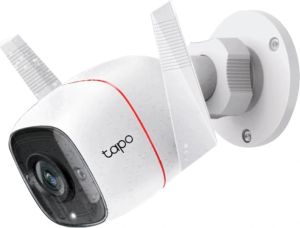 Tapo C310 - Netværksovervågningskamera - udendørs - støvsikker / vejrfast - farve (Dag/nat) - 3 MP - 2304 x 1296 - 2304p - fast brændvidde - audio - t