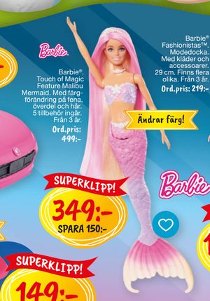 Barbie™ Touch of Magic Feature Malibu Mermaid