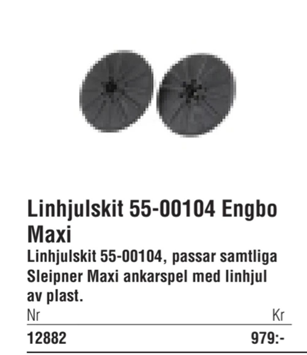 Erbjudanden på Linhjulskit 55-00104 Engbo Maxi från Erlandsons Brygga för 979 kr