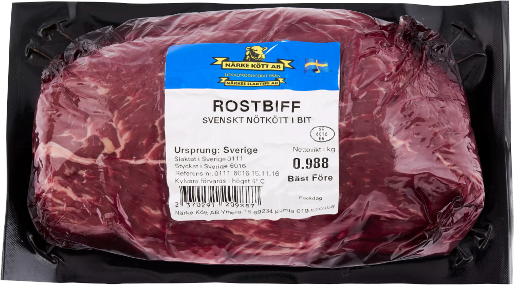 Erbjudanden på Rostbiff (Ursprung Sverige) från ICA Kvantum för 149 kr