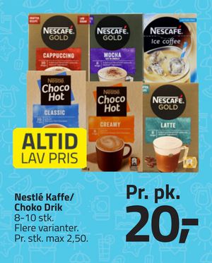Nestlé Kaffe/ Choko Drik
