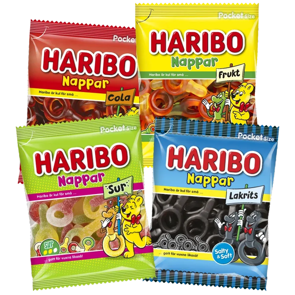 Erbjudanden på Godispåsar (Haribo) från ICA Nära för 30 kr